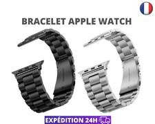 bracelet acier apple watch