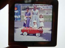 MACCHININA A PEDALI vecchia diapositiva slide pedal car toy FOTO 1 vintage