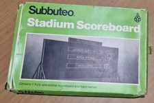 Tabellone Subbuteo - stadium scoreboard