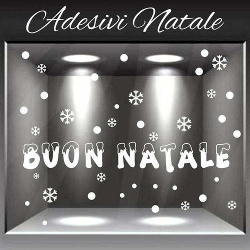 Vetrofanie natalizie adesivi - vetrofanie,