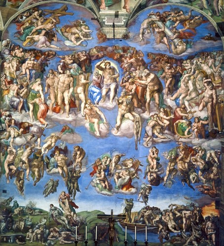 Dipinto giudizio universale - dipinto,