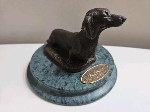 Statua vintage bassotto weiner - bassotto,