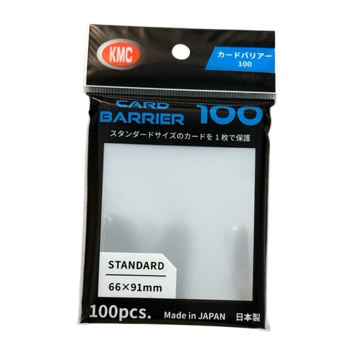 100 sleeves kmc standard size