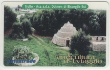 VIACARD GOLDEN 600 NUM PICCOLO SERIE ARTE CULTURA VIAGGIO 100.000 LIRE PUB 12.01