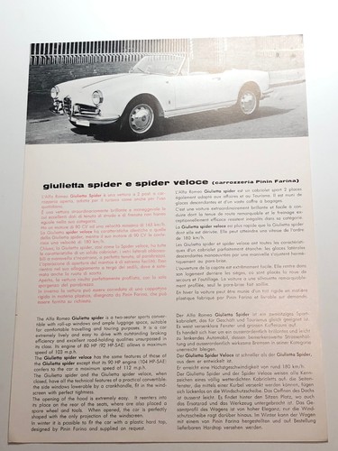 Alfa romeo giulietta spider - alfa,