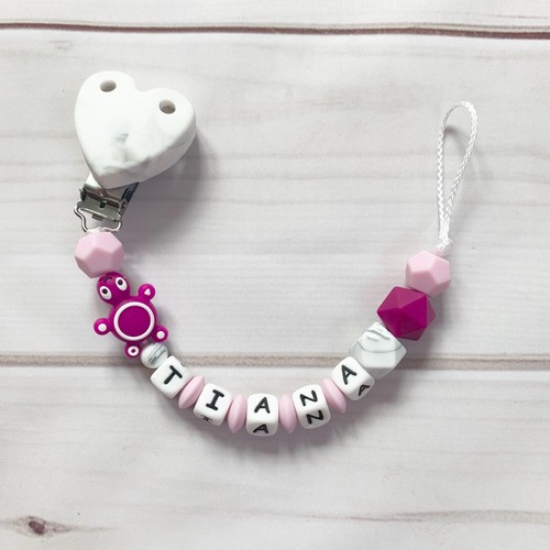 Nuckelkette bow pacifier - pacifier, chain