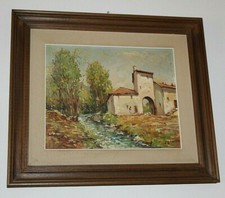 QUADRO DEL CURANDAI - COLONICA - DIPINTO AD OLIO