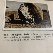 FIGURINA  N.185 MISSIONE SPAZIO ED. BIEFFE 1969  OTTIMA  Da Recuper