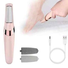 Rimuovi Calli Rosa Elettrico Ricaricabile LT-2030 – Pedicure Piedi con 2 Testine