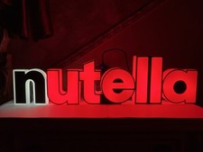 Insegna Luminosa Pubblicitaria Nutella Kinder Oreo Gelato Yogurt Cioccolato