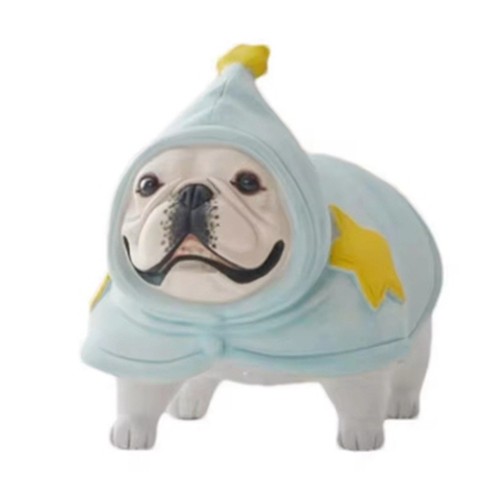 Statua del bulldog - 2x(statua, francese