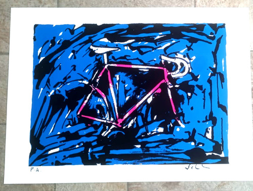 Mario schifano serigrafia - schifano- ,