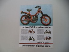 advertising Pubblicità 1980 MOTRON 50 SV3 R ID/GL4 GL 4/RA SV/RA G1