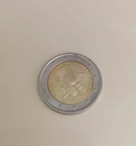 Moneta euro vigili del - moneta,