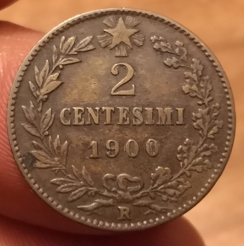 Moneta centesimi 1900 - moneta,