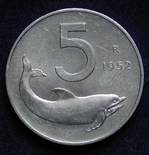Moneta coin monnaie repubblica - moneta,