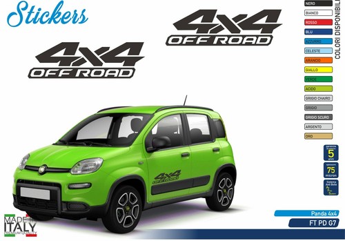 Adesivi fiat panda - 2, off