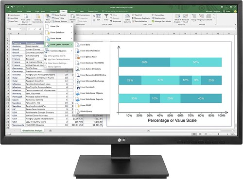 Monitor led full hd - lg, full-hd