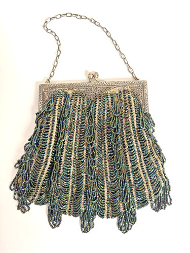 Splendida borsa iridescente