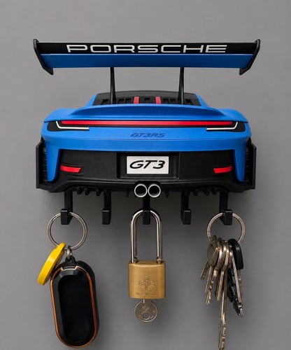 Portachiavi parete porsche - portachiavi,
