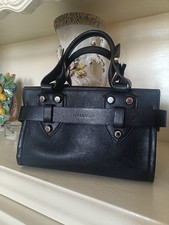 Borsa Longchamp modello " La voyageuse" in Vera Pelle Con Accessori In Metallo 