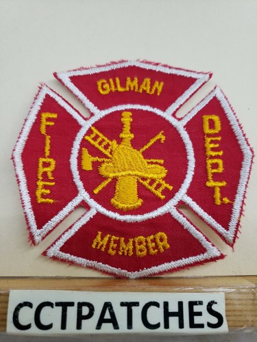 Gilman patch vigili del fuoco - gilman,,