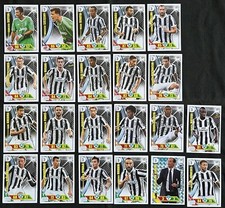 ⚽️ CALCIATORI PANINI ADRENALYN XL 2017-18 JUVENTUS SQUADRA COMPLETA 22 CARDS ⚽️
