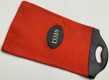 GUCCI Borsa a mano borsa antipolvere pochette arancione feltro di lana