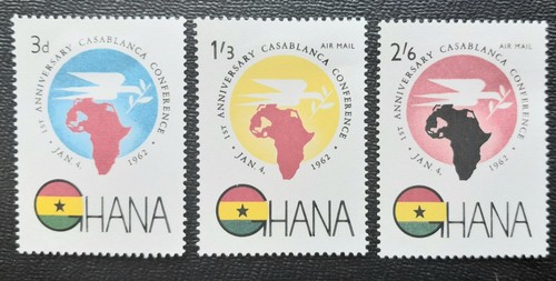 Francobolli ghana 1962 - ghana, 1°