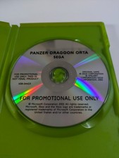 DISCO PROMO RARO PANZER DRAGON ORTA XBOX CLASSIC PAL NOT FINAL VERSION