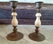 Coppia di piccoli candelabri