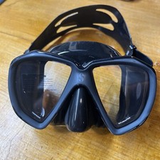 Maschera Scubapro Spectra - Full Black - Snorkeling subacqueo - SCATOLA APERTA