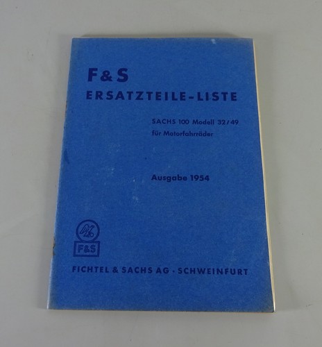 Catalogo parti sachs - catalogo, f&s
