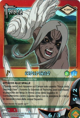 Naruto card game kimimaro - card,