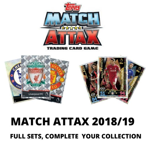Match attax 2018 19 set - attax,