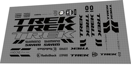 Set decalcomanie trek - set,