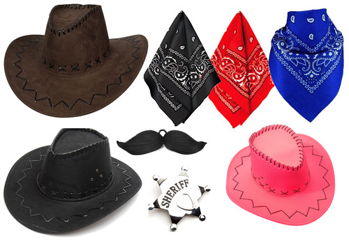 Lotto costume cowboy fantasia - costume,