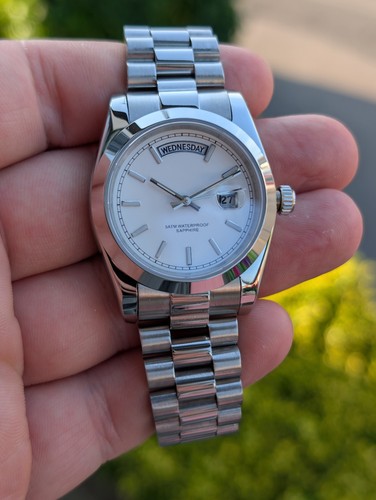 Orologio lusso day - day, quarzo