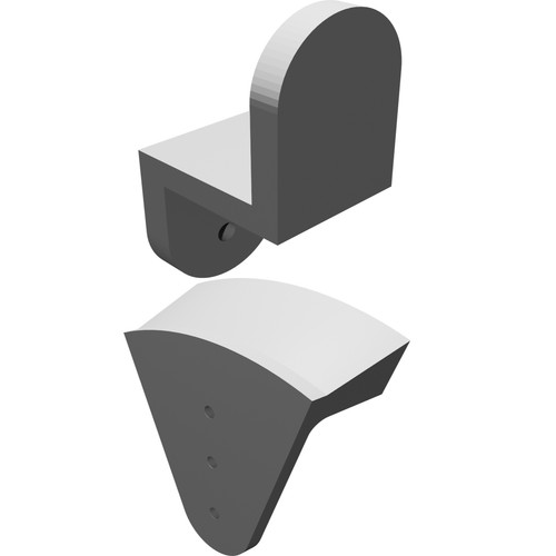 Supporto parete per visore - parete,