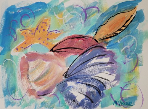 Quadro astratto belle arti