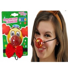 NASO CON LUCE LED + PAPILLON