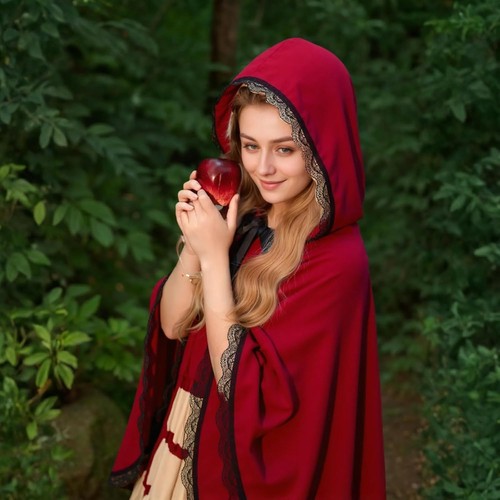 Mantello velluto rosso - mantello,