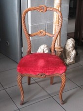 WOODEN WALNUT CHAIR DECORATION