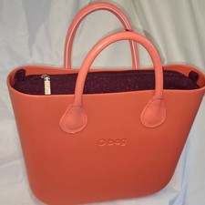 O bag MINI - Borsa Nuova Originale O bag col. Pesca Int. Oxford  Manici Pesca