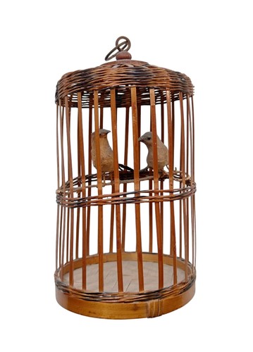Gabbietta uccelli statua - *hh*,