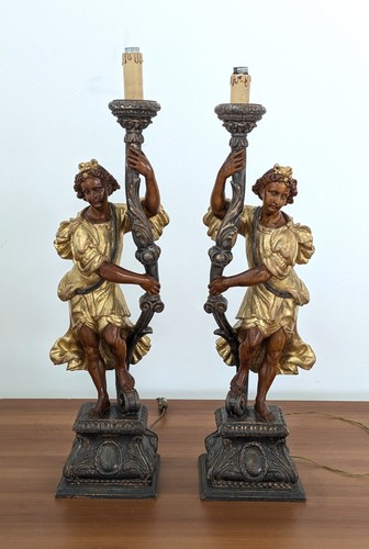 Raffinata coppia sculture - raffinata, di