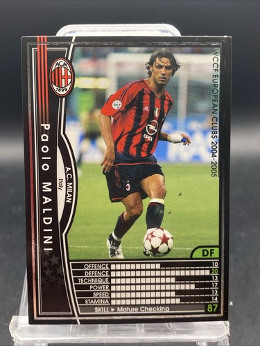 Paolo maldini panini - panini, wccf