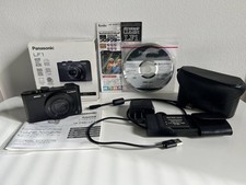 Panasonic LUMIX DMC-LF1 fotocamera compatta nera con custodia in pelle e batteria extra U