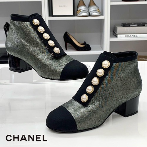 Scarpe stivali chanel tacco - scarpe,