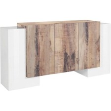 Credenza Bassa Bianco Acero